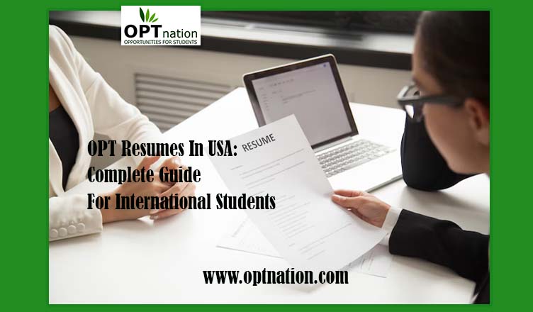 OPT Resumes in the USA: Complete Guide for International Students